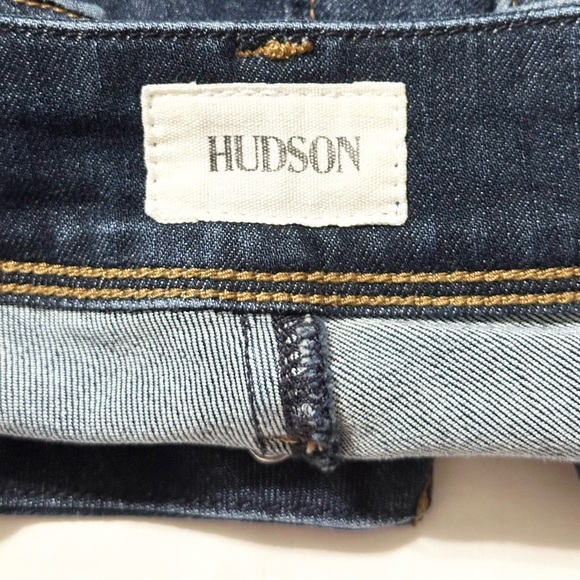 Hudson Collin Flap Skinny Jeans, Lowrise Dark Stretch Denim, Like New - 24 - Picture 8 of 16